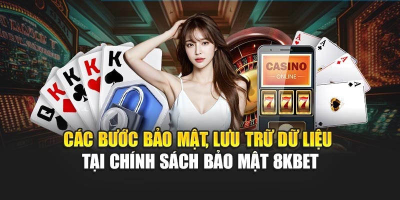 Các bước bảo mật, lưu trữ dữ liệu tại chính sách bảo mật 8KBET